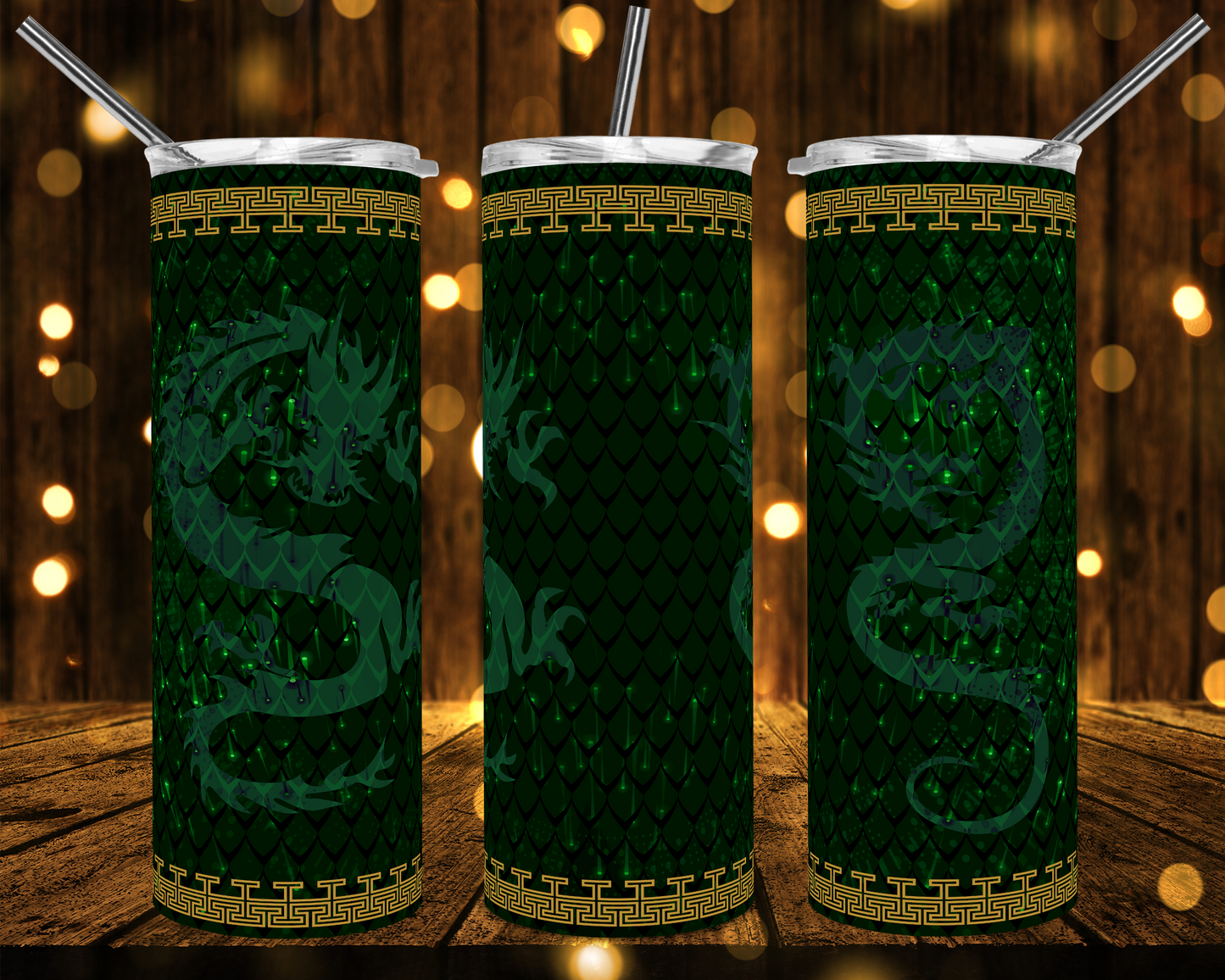 Green and Gold Dragon