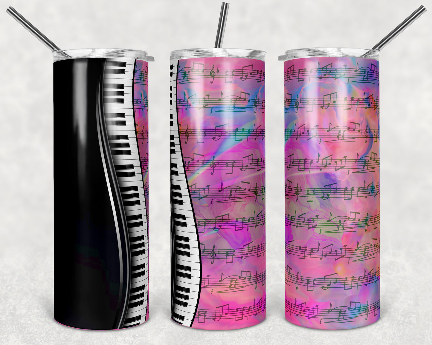 Piano and Music Notes