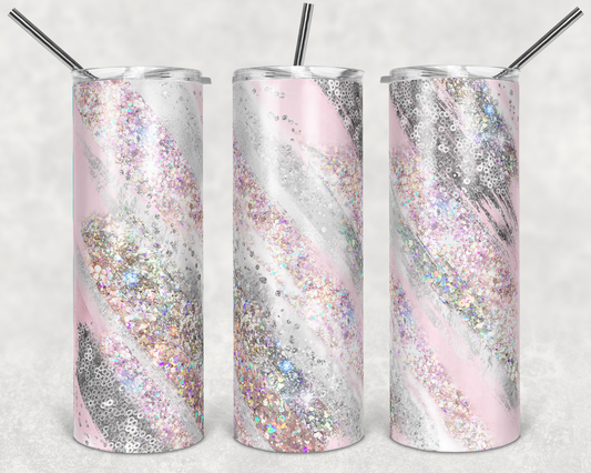 Pink Holographic Milky Way